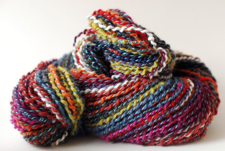 recycled spun yarn
