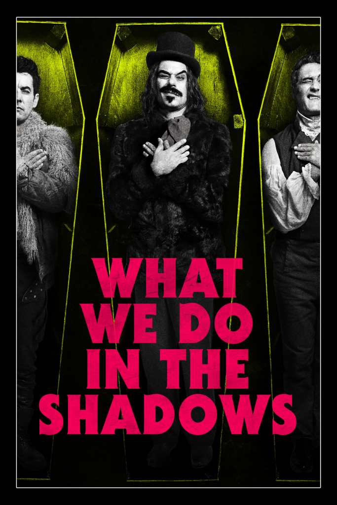 poster for the movie what we do in the shadows